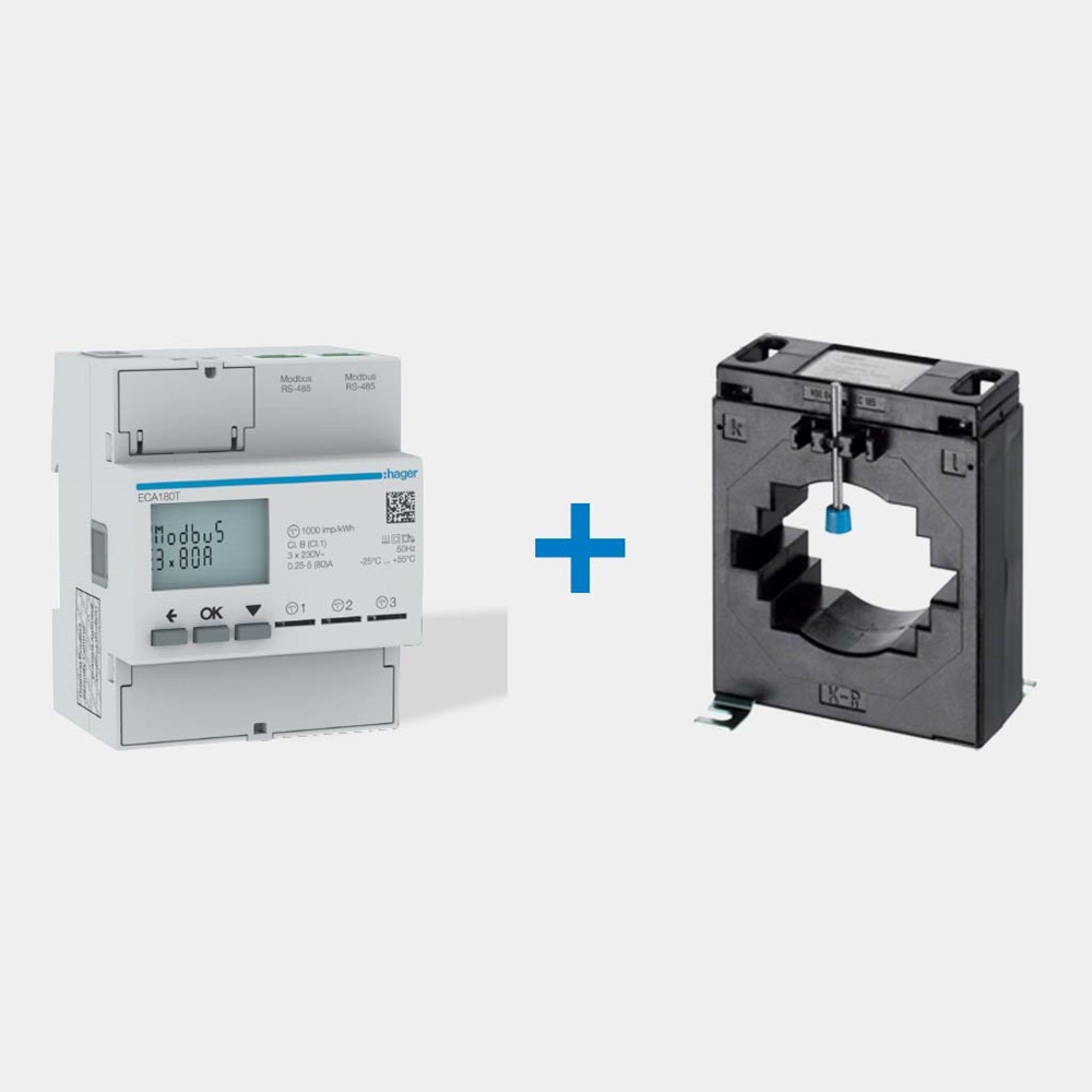 compteur électrique, armoire électrique hager, comptage et gestion